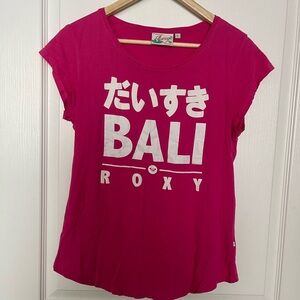 Roxy Bali hot pink top size large